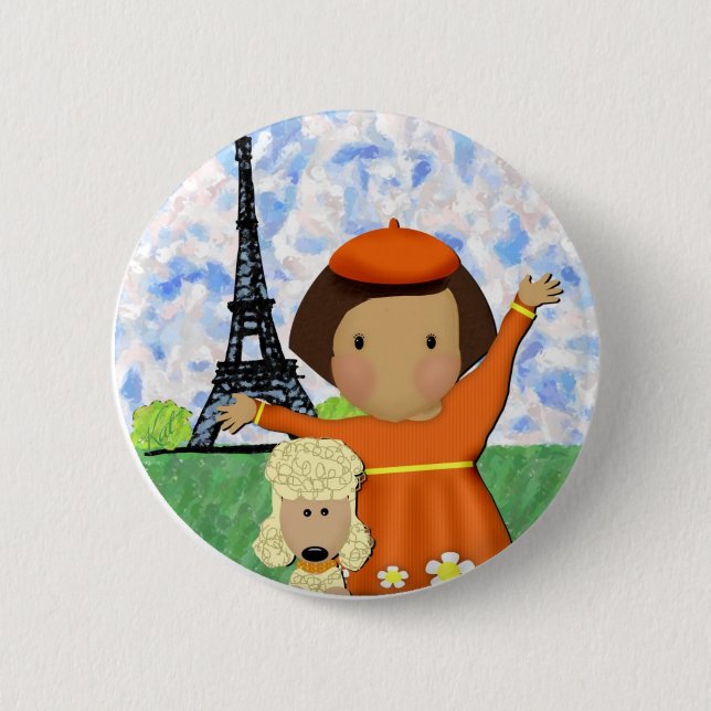 Ooh La-La Paris Button (Vorderseite)