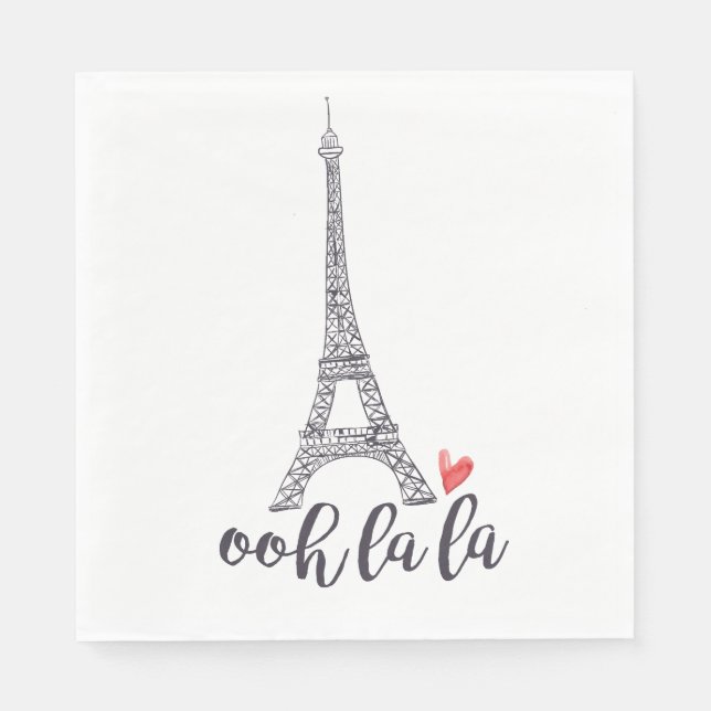 Ooh la la Paris Napkins Serviette (Vorderseite)