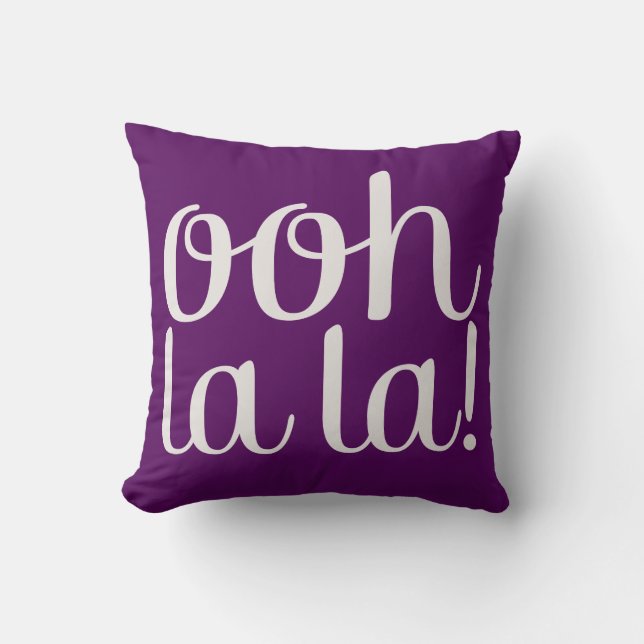 Ooh La Lila Kissen (Vorderseite)