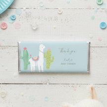 Ooh La Llama Baby Dusche Blue Niedlich Boy