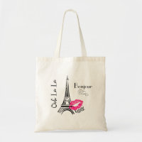 Ooh La Paris Eiffel Tower Bonjour
