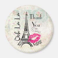 Ooh La Paris Eiffel Tower Vielen Dank