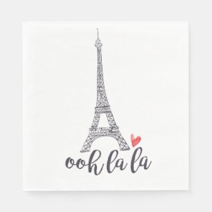 Ooh Lala Paris-Servietten Serviette