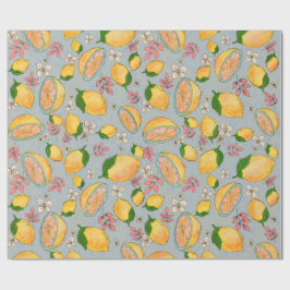 Ooh Lemon Wrapping Paper 2 Geschenkpapier