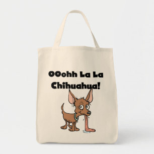 Oohhh La Chihuahua T - Shirt und Geschenke Tragetasche