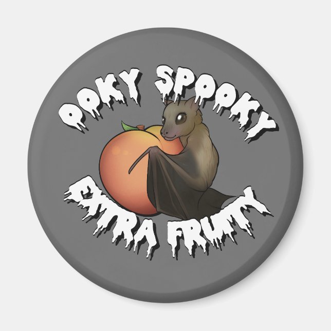 Ooky Spooky Bat Magnet (Vorne)