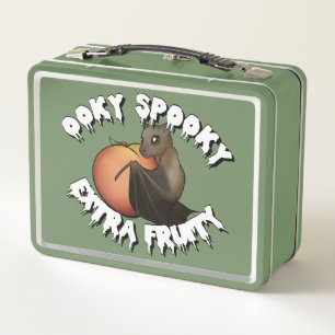 Ooky Spooky Bat Metall Brotdose