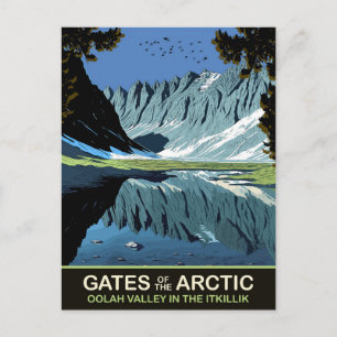 Oolah-Tal im Itkillik, Gates of Arctic Postkarte