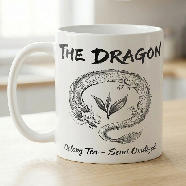 Oolong Dragon Tea Recipe Semi Oxidized  Kaffeetasse (Von Creator hochgeladen)