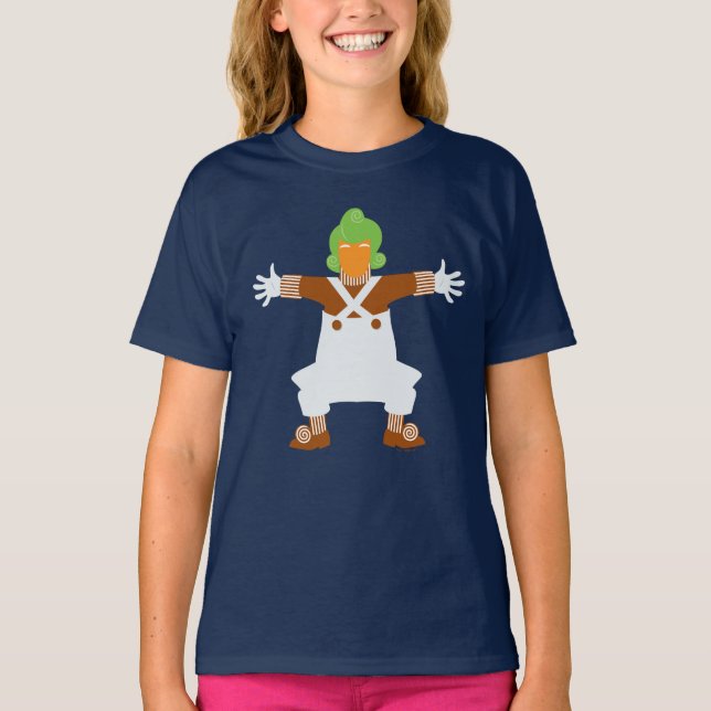 Oompa Loompa Arms Out T-Shirt (Vorderseite)
