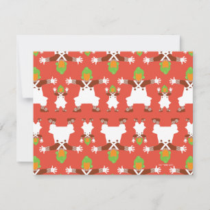 Oompa Loompa Dancing Pattern Mitteilungskarte