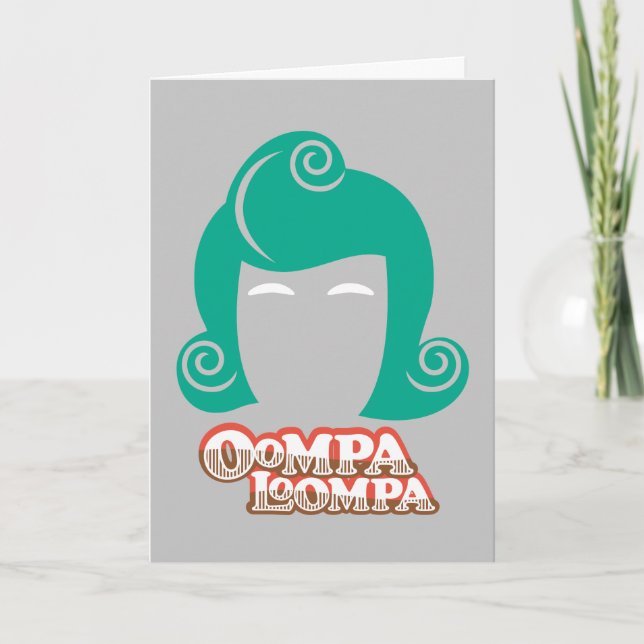 Oompa Loompa Hair Graphic Karte (Vorderseite)