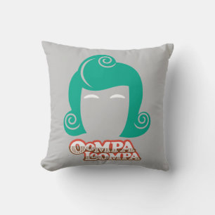 Oompa Loompa Hair Graphic Kissen