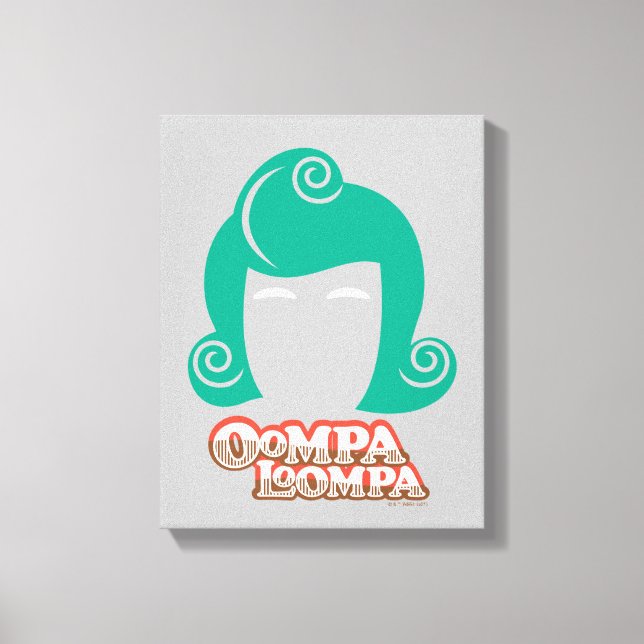 Oompa Loompa Hair Graphic Leinwanddruck (Vorderseite)