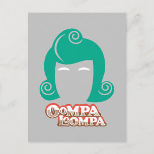 Oompa Loompa Hair Graphic Postkarte