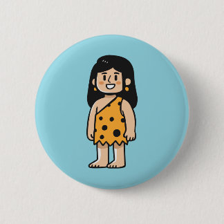 Oona Höhlenfrau Button