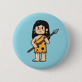 Oona Höhlenfrau Button