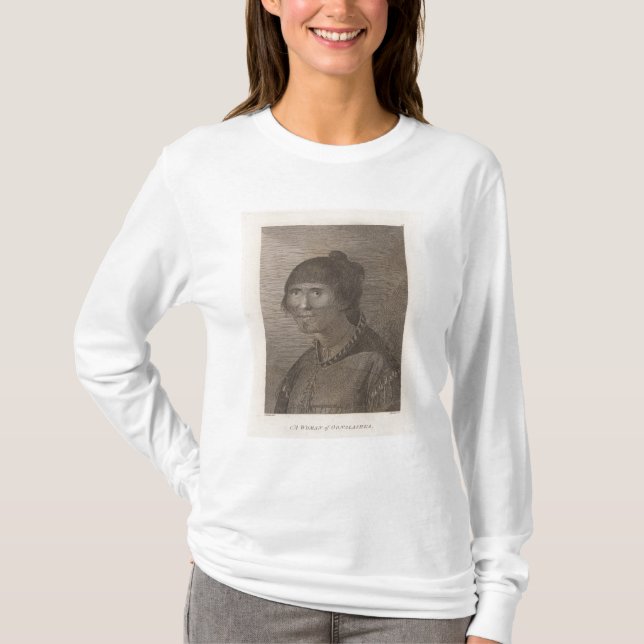 Oonalashka Frau, Alaska T-Shirt (Vorderseite)