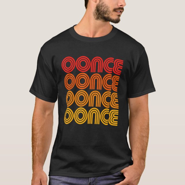 Oonce Rave Music Club Beat Thumpa Techno Onomatopo T-Shirt (Vorderseite)