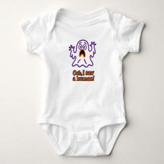 Oooh, ich sah einen Menschen! – Lustiger Halloween Baby Strampler