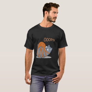 OOOPS! Funny Niedlich Chat Plays mit Garnball T-Shirt