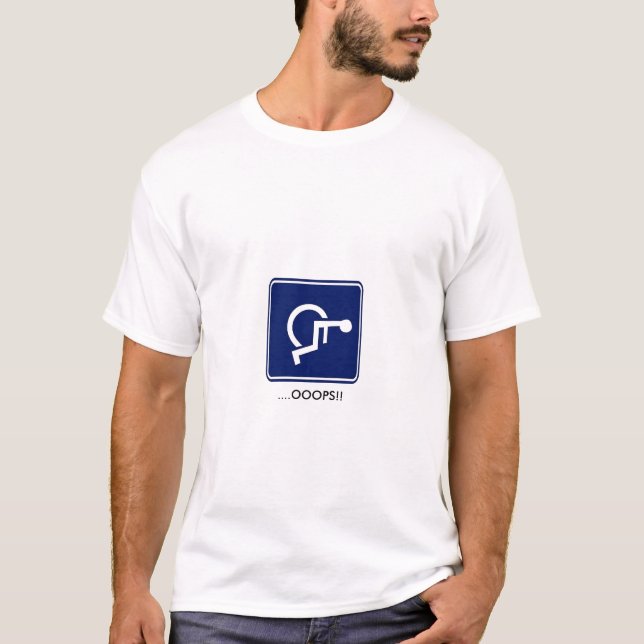 OOOPS! HANDIKAP-SHIRT T-Shirt (Vorderseite)