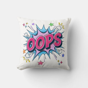 OOPS-Comic-Burst Kissen