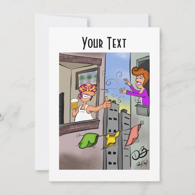 Oops - Flachnotierkarte Mitteilungskarte (Vorderseite)