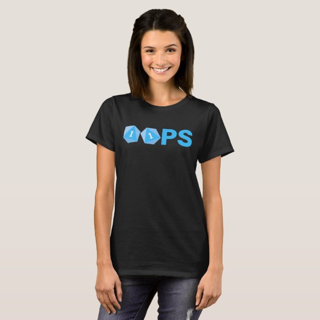 Oops Gaming Würfel Frauen T - Shirt (Vorne ganz)
