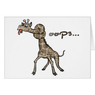 Oops… Giraffe