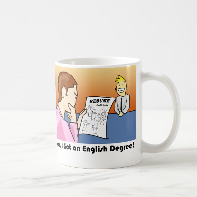 Oops, got ich einen englischen Grad Kaffeetasse (Rechts)