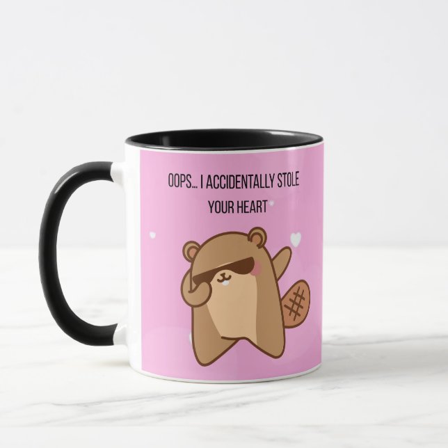 Oops… I Accidentally Stole Your Heart Mug |Beaver Tasse (Links)