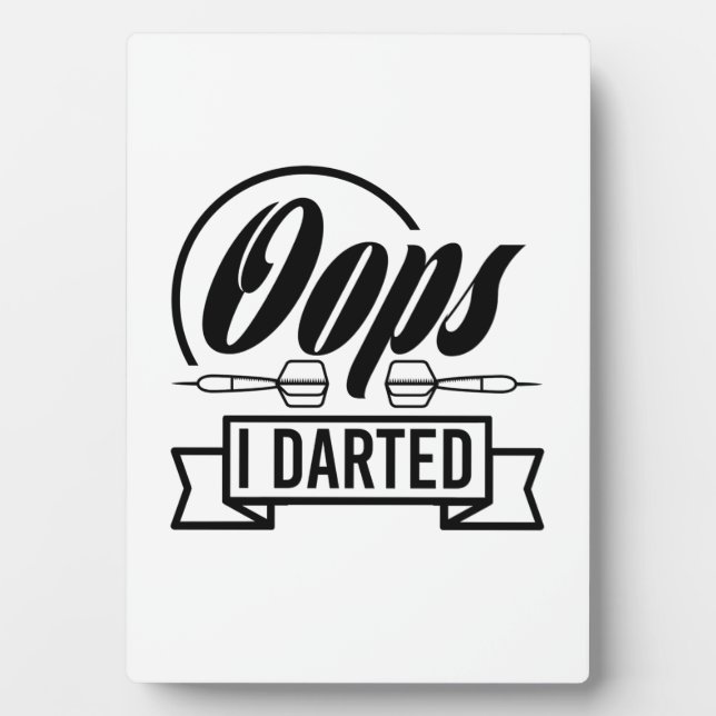 Oops I Dark Fotoplatte (Vorderseite)