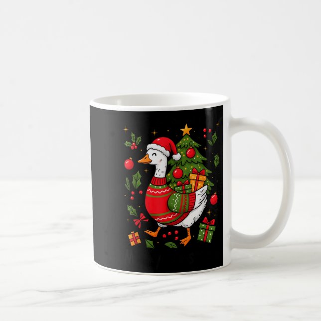 Oops I Got Another Tree Merry Goosemas Silly Goose Kaffeetasse (Rechts)