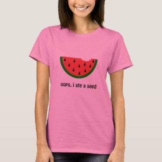 Oops Ich aß ein Samen-Maternity-Shirt T-Shirt