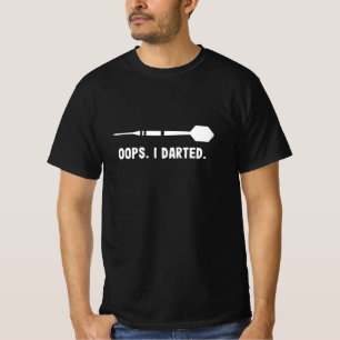 Oops. Ich habe gedämpft. Funny Darts Sportgeschenk T-Shirt
