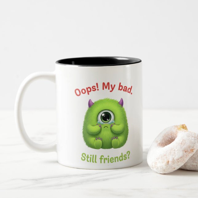 Oops My Bad Still Friends Tasse - Freundschaft C (Mit Donut)