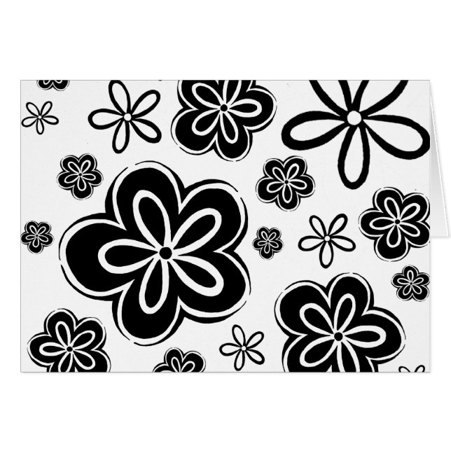 Oopsy-Gänseblümchen Karte (Vorderseite (Horizontal))