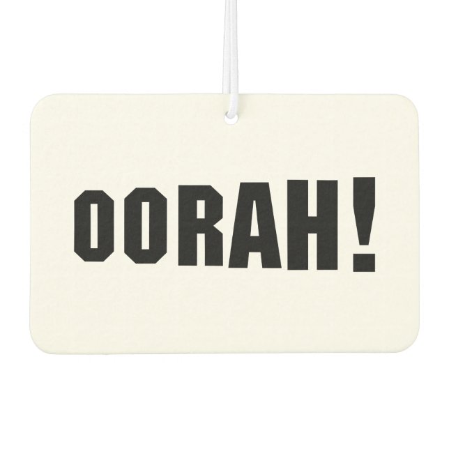 OORAH! AUTOLUFTERFRISCHER (Vorderseite)