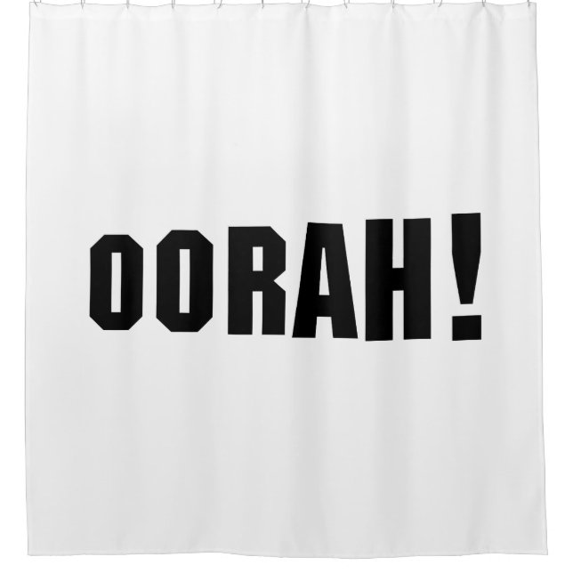 OORAH! DUSCHVORHANG (Vorderseite)