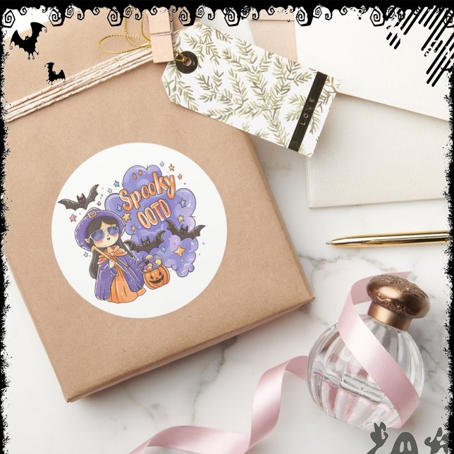 OOTD | ExDesigner | Halloween Runder Aufkleber (Von Creator hochgeladen)
