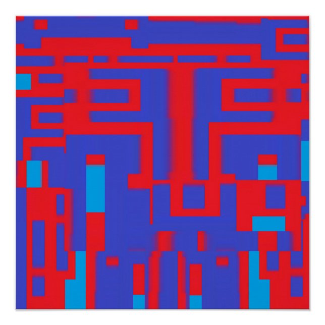 Op Architecture II - Ken Gage Abstract Poster (Vorderseite)