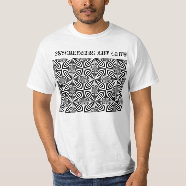 op-art2copy, psychedelischer Kunst-Verein T-Shirt (Vorderseite)