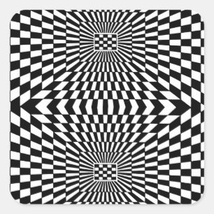 OP - Art. 11 in Emporio Moffa Quadratischer Aufkleber