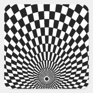 OP - Art #2 in Emporio Moffa Quadratischer Aufkleber