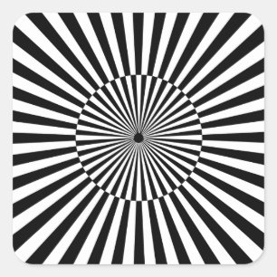 OP - Art #3 in Emporio Moffa Quadratischer Aufkleber