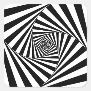 OP: Art #4 in Emporio Moffa Quadratischer Aufkleber