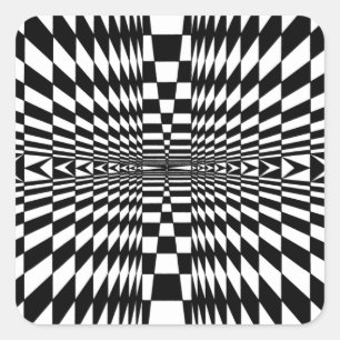 OP - Art #7 in Emporio Moffa Quadratischer Aufkleber