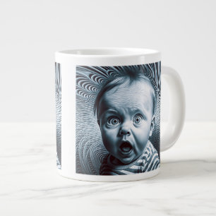 Op-Art-Baby-Riesentasse  Jumbo-Tasse