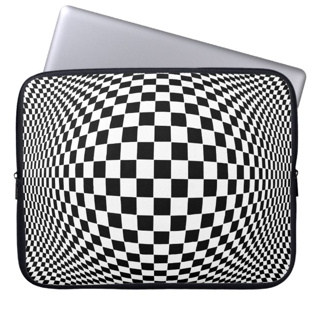 Op Art Laptopschutzhülle (Vorderseite)